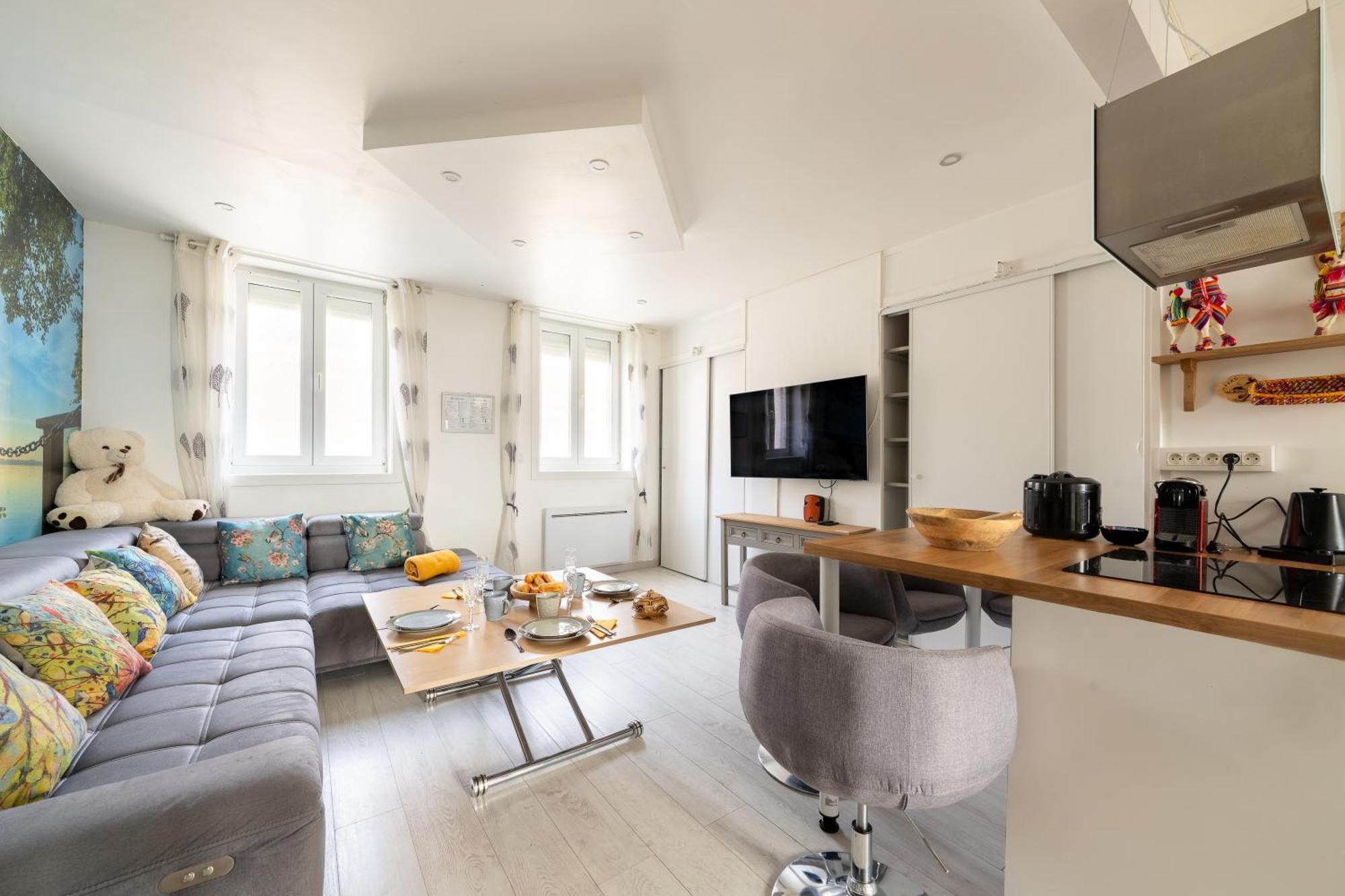 Casa Inca Calais - Duplex Soleil Latino - Parking Free, Station公寓 外观 照片